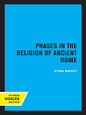 cover image of Phases in the Religion of Ancient Rome